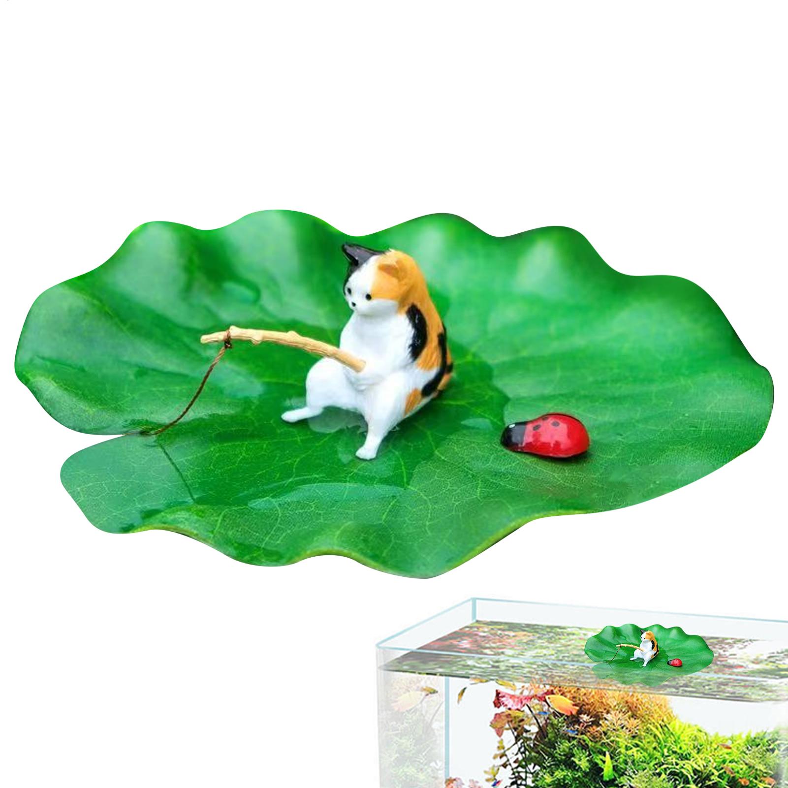 Aquarium Decor Floating Cat Fi - Aquarium Plants Live 评论和价格