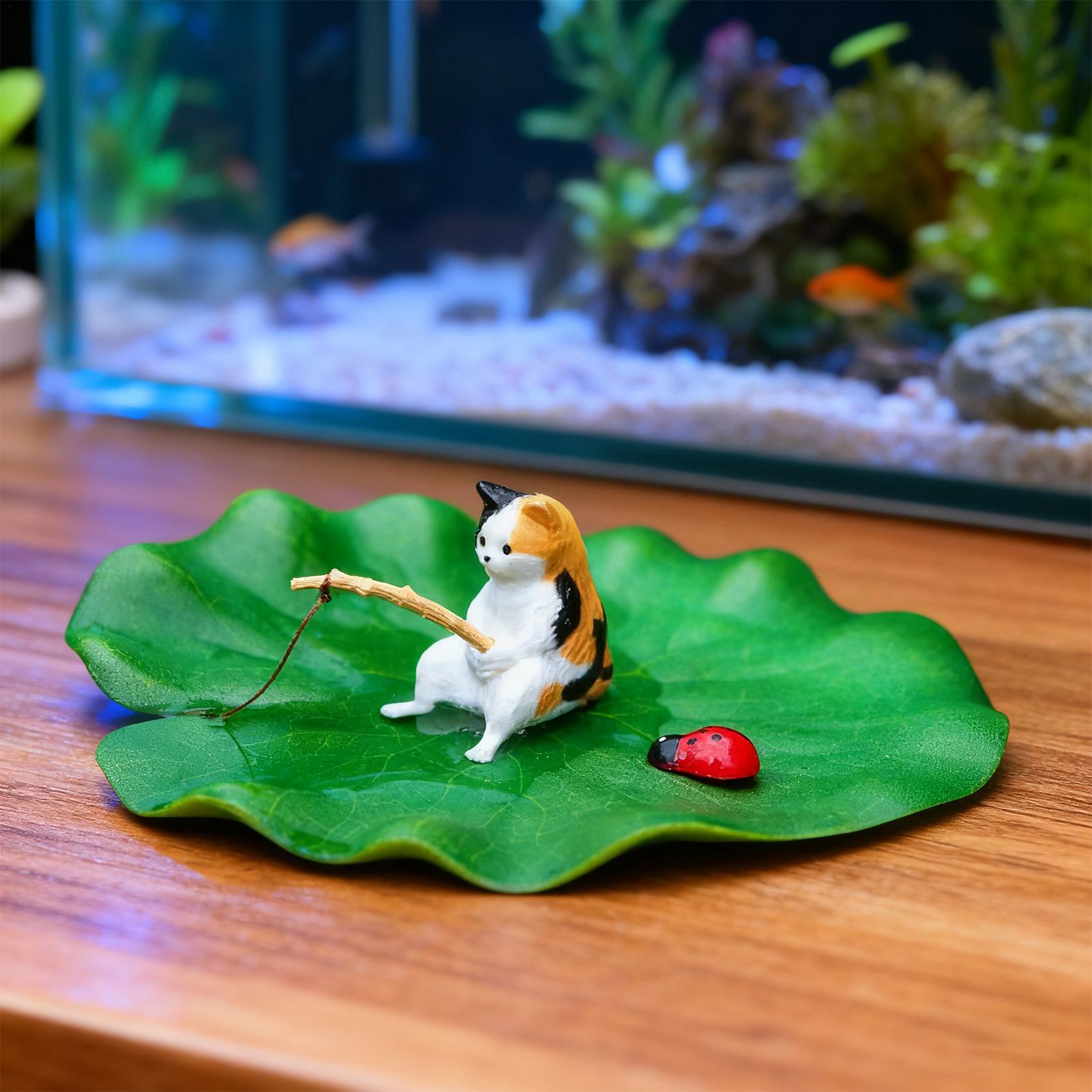 Aquarium Decor Floating Cat Fi - Aquarium Plants Live 评论和价格