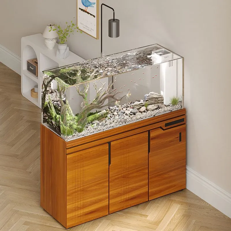 Large Ultra White Glass Fish T - Aquarium Planted Tank Filter 评论和价格