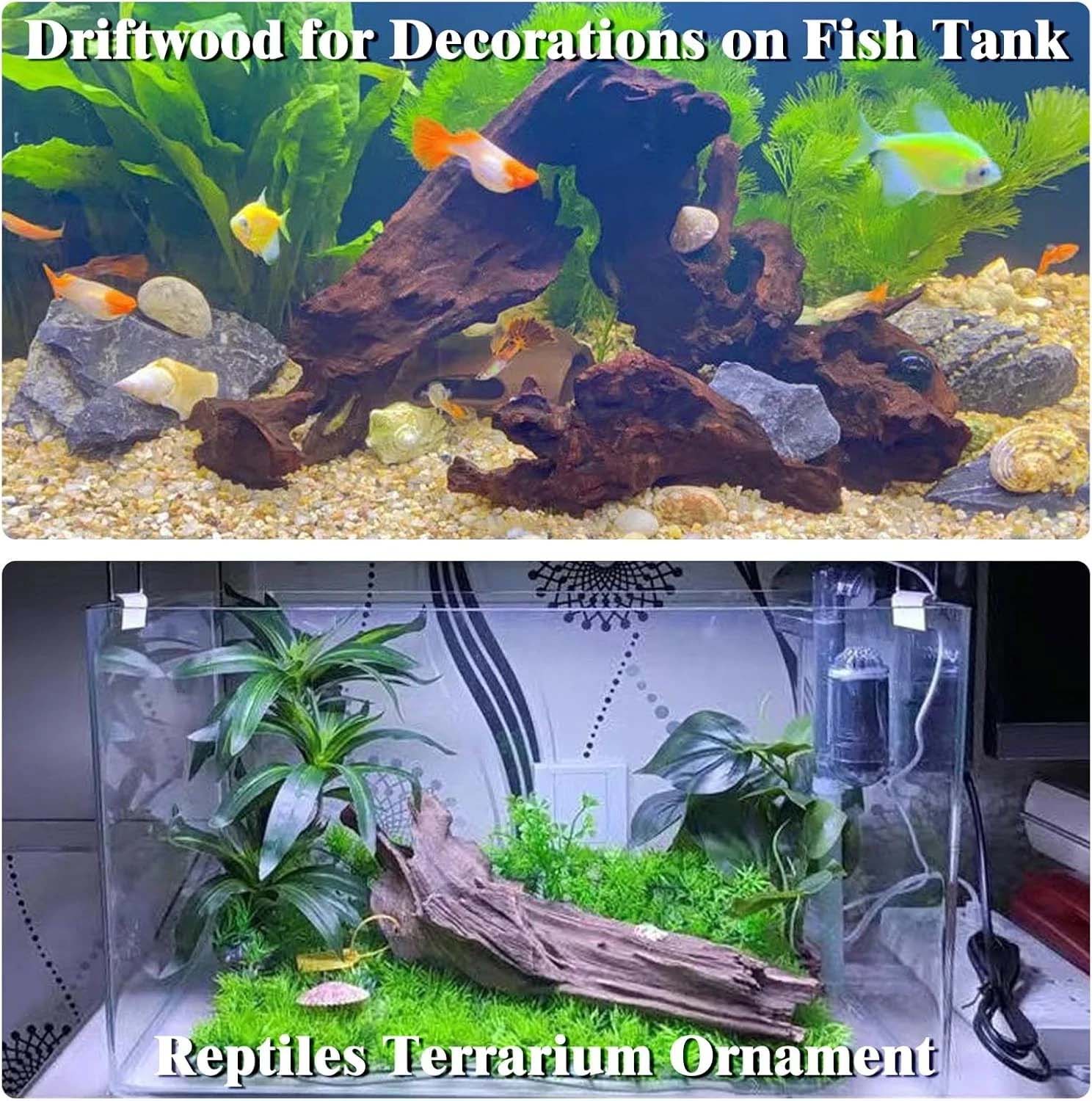 15-20CM 1Pc Natural Driftwood  - Aquarium Driftwood 评论和价格