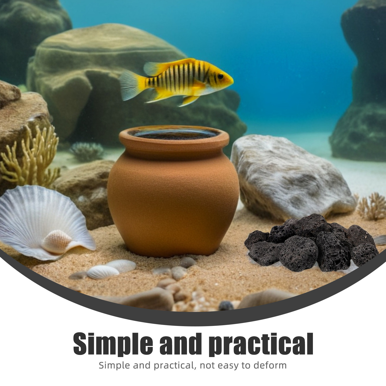 1Pack Natural Volcanic Stones  - Plant Aquarium Pot 评论和价格